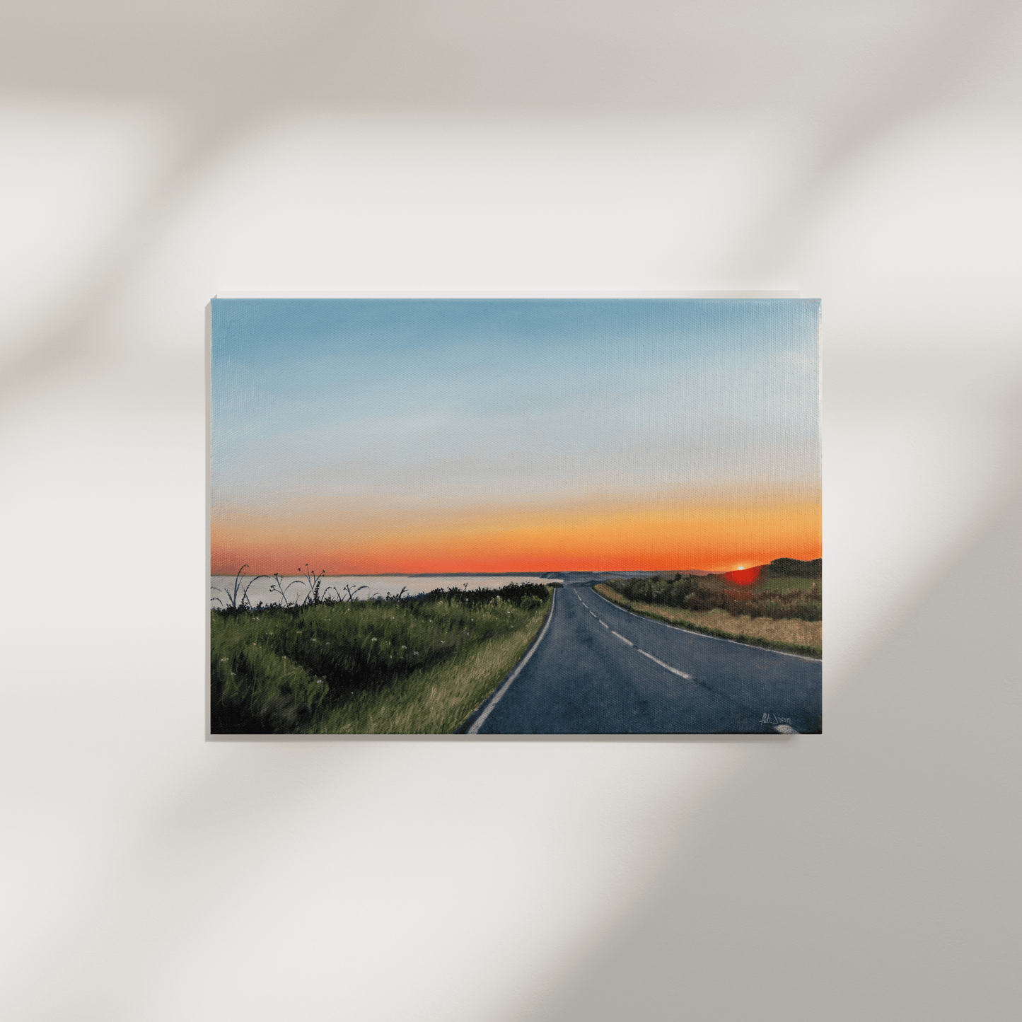 Sunset Coast Road - Original Painting
