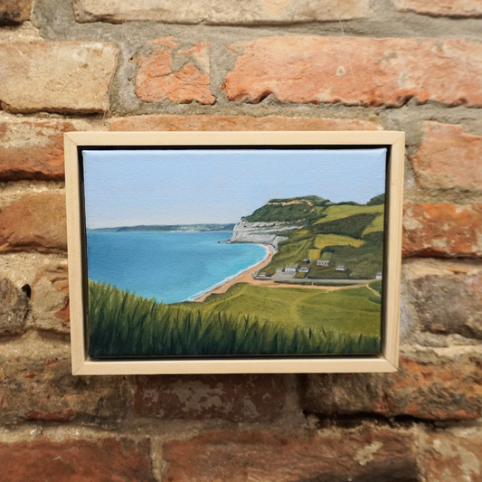 Original Painting - Golden Cap Over Seatown