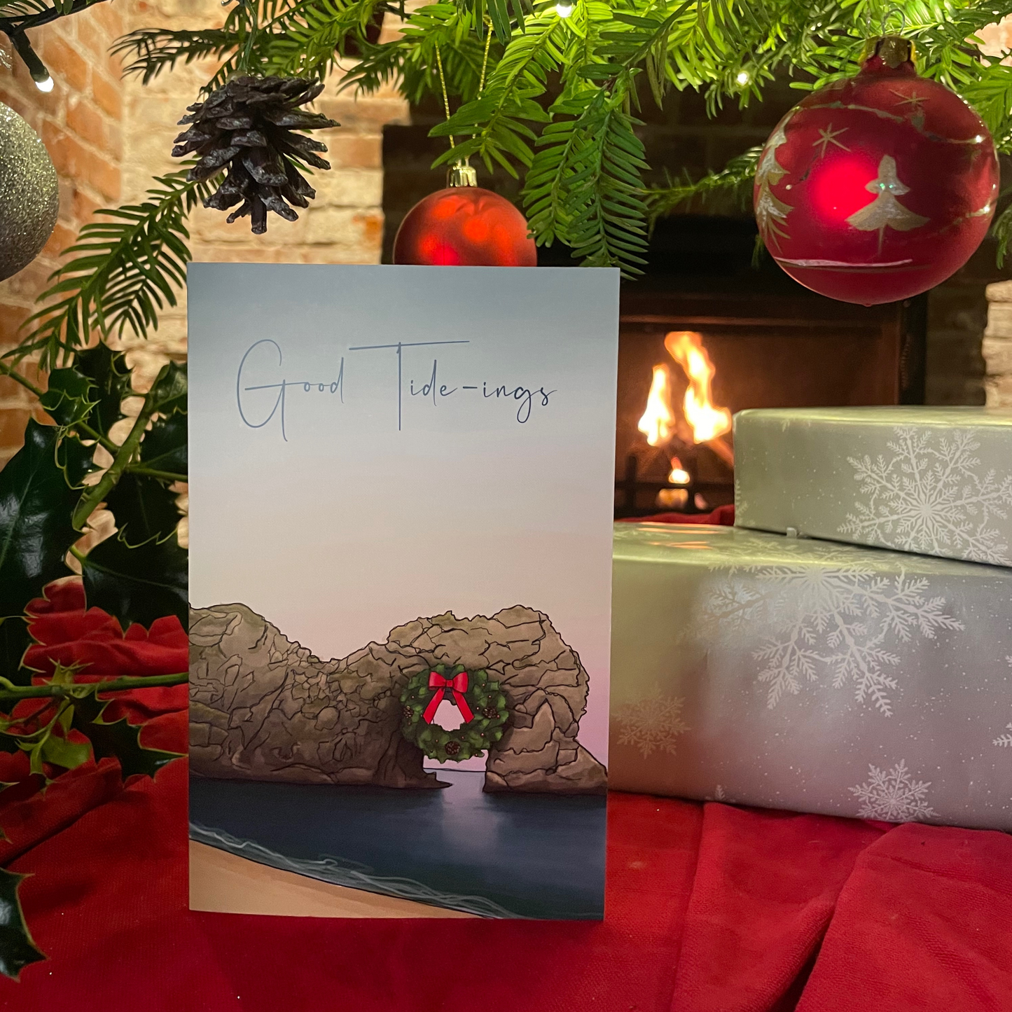 Durdle Door Christmas Card