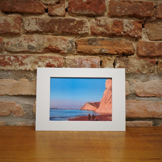 Lulworth Cliffs - A5 Art Print