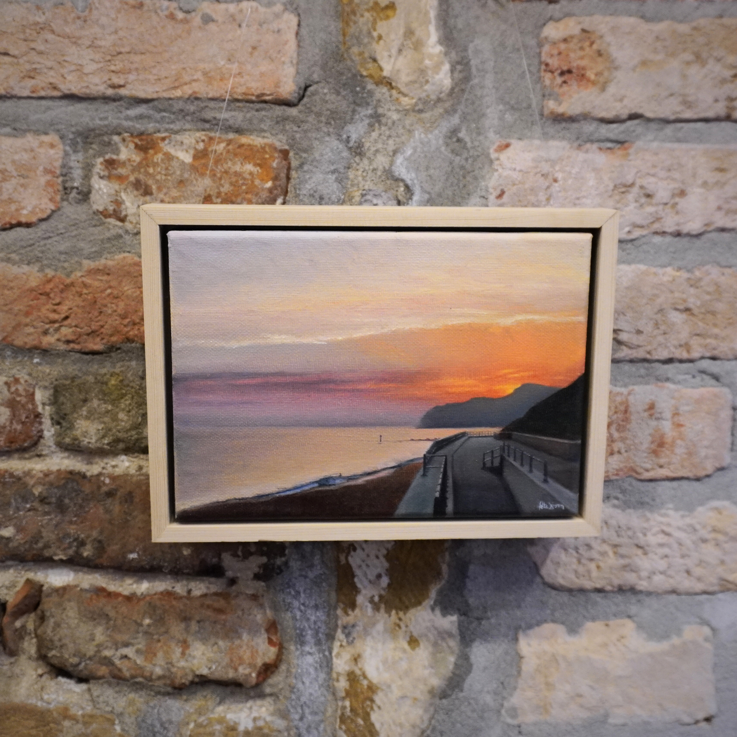 Original Painting - Lyme Bay Sunrise