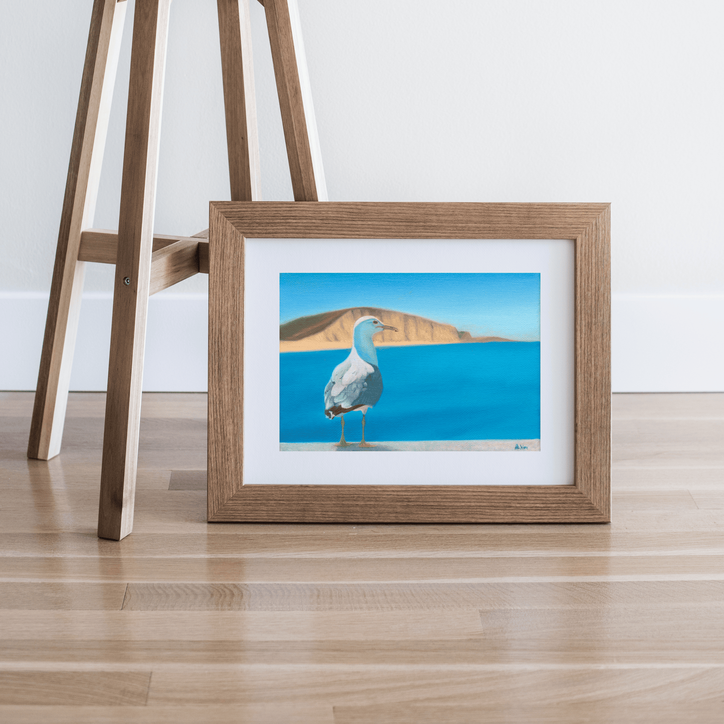 Simon the Seagull - A5 Art Print