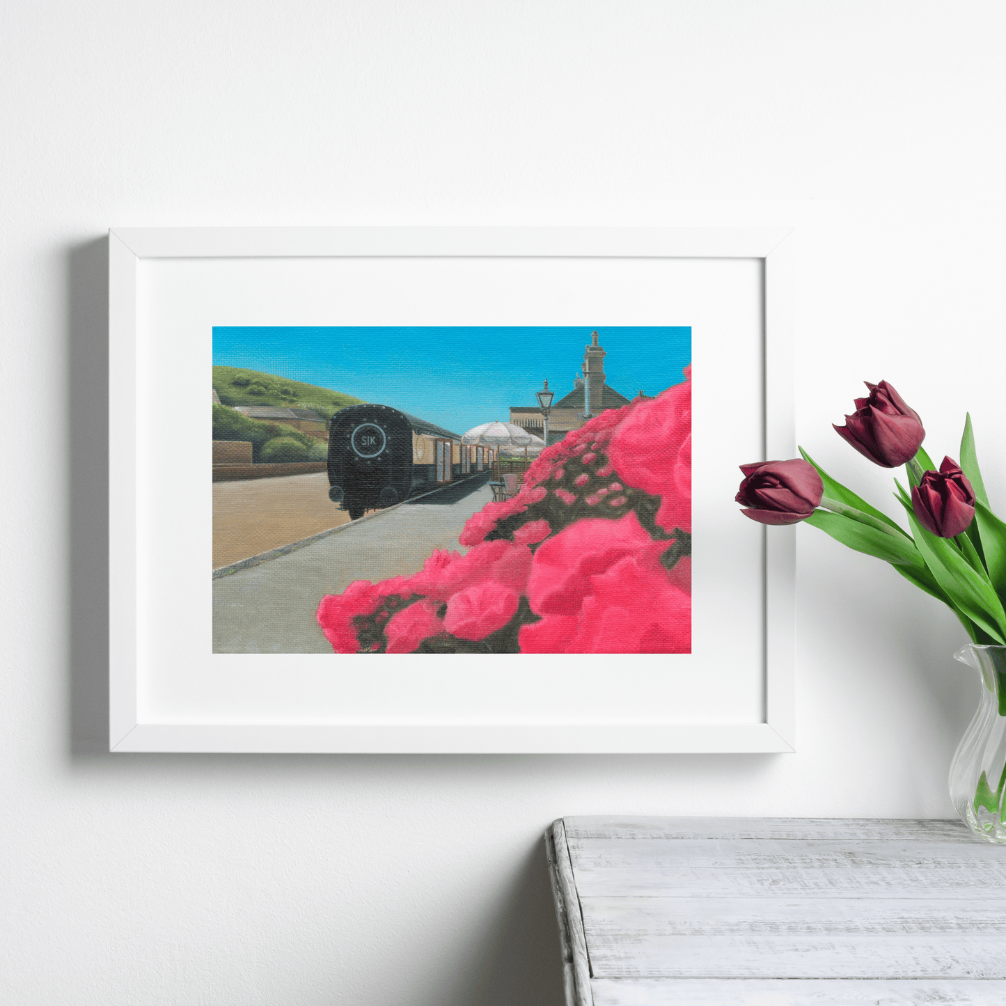 The Station Kitchen in Bloom - A5 Art Print