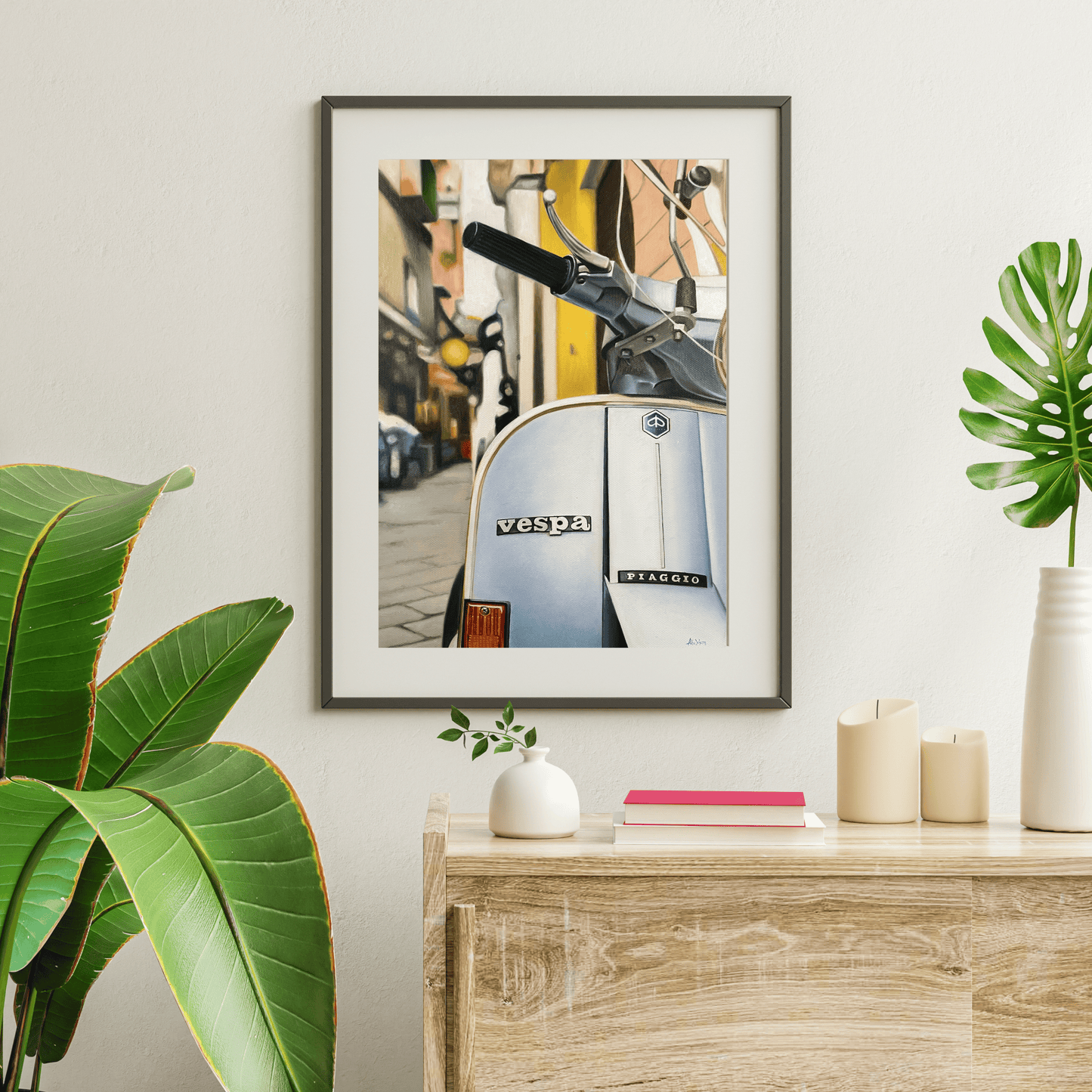 Vespa - Limited Edition A4 Art Print