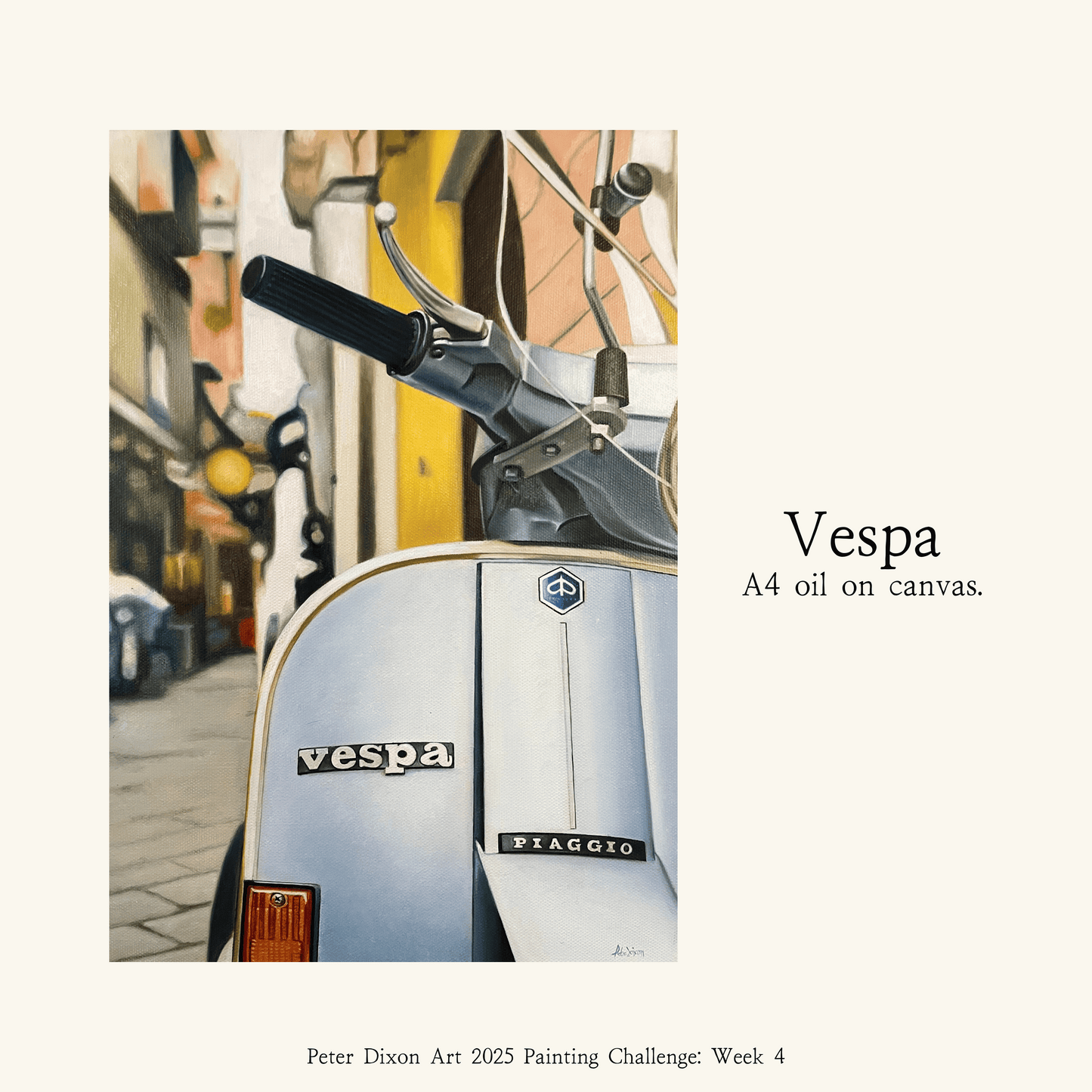 Vespa - Limited Edition A4 Art Print