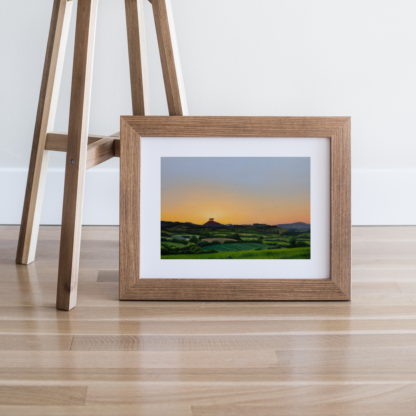 Colmer's Hill Sunset - A5 Art Print