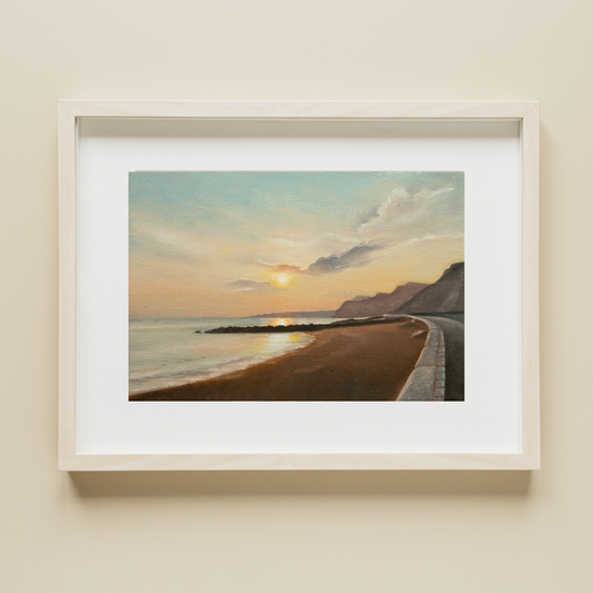 Original Painting: Looking Across Lyme Bay