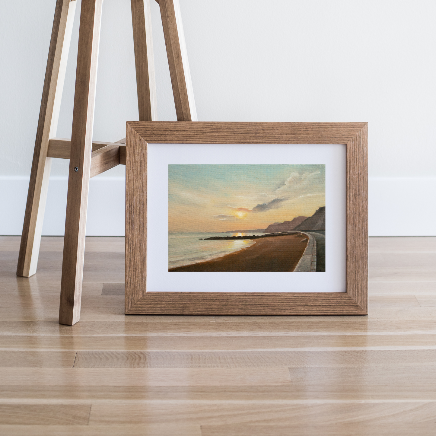 Looking Across Lyme Bay - A5 Art Print