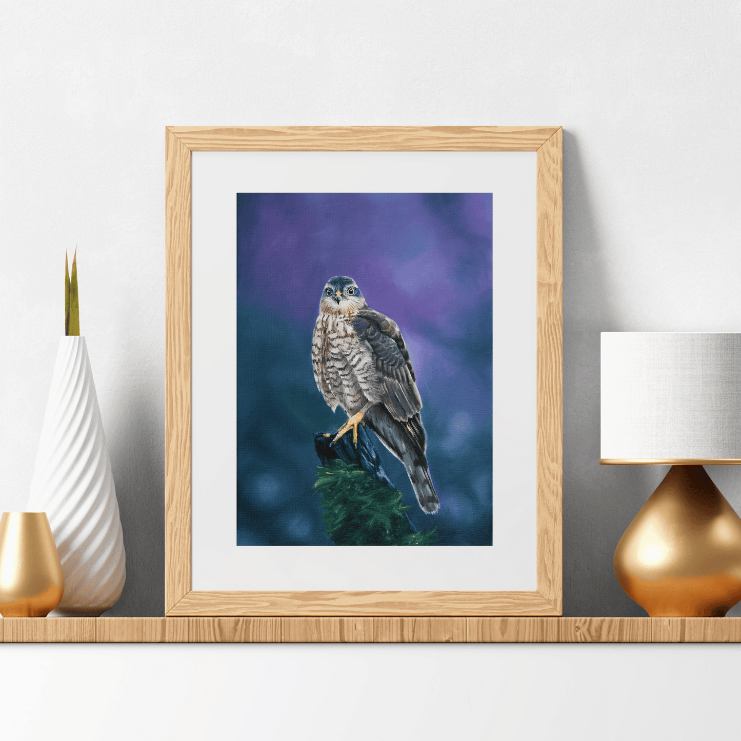 Sparrowhawk - A5 Art Print