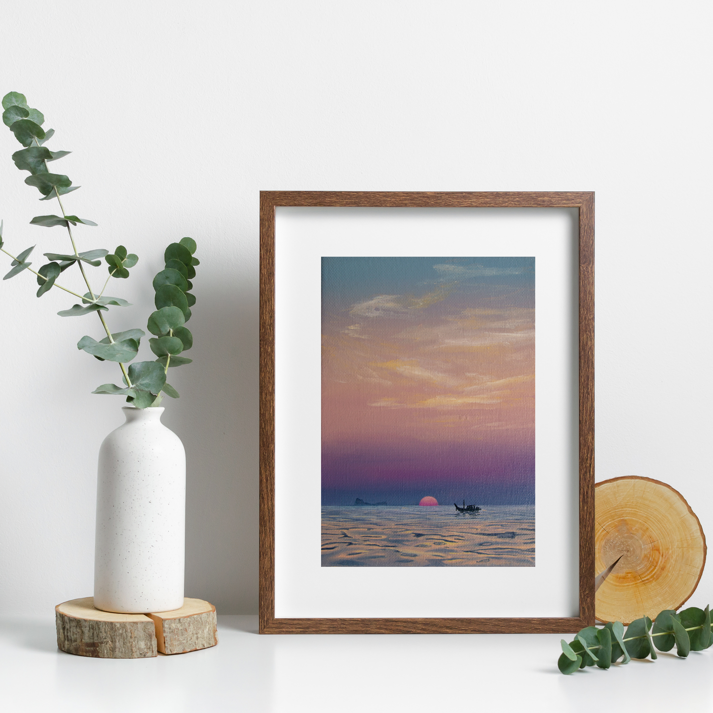 Thai Sunset - A5 Art Print