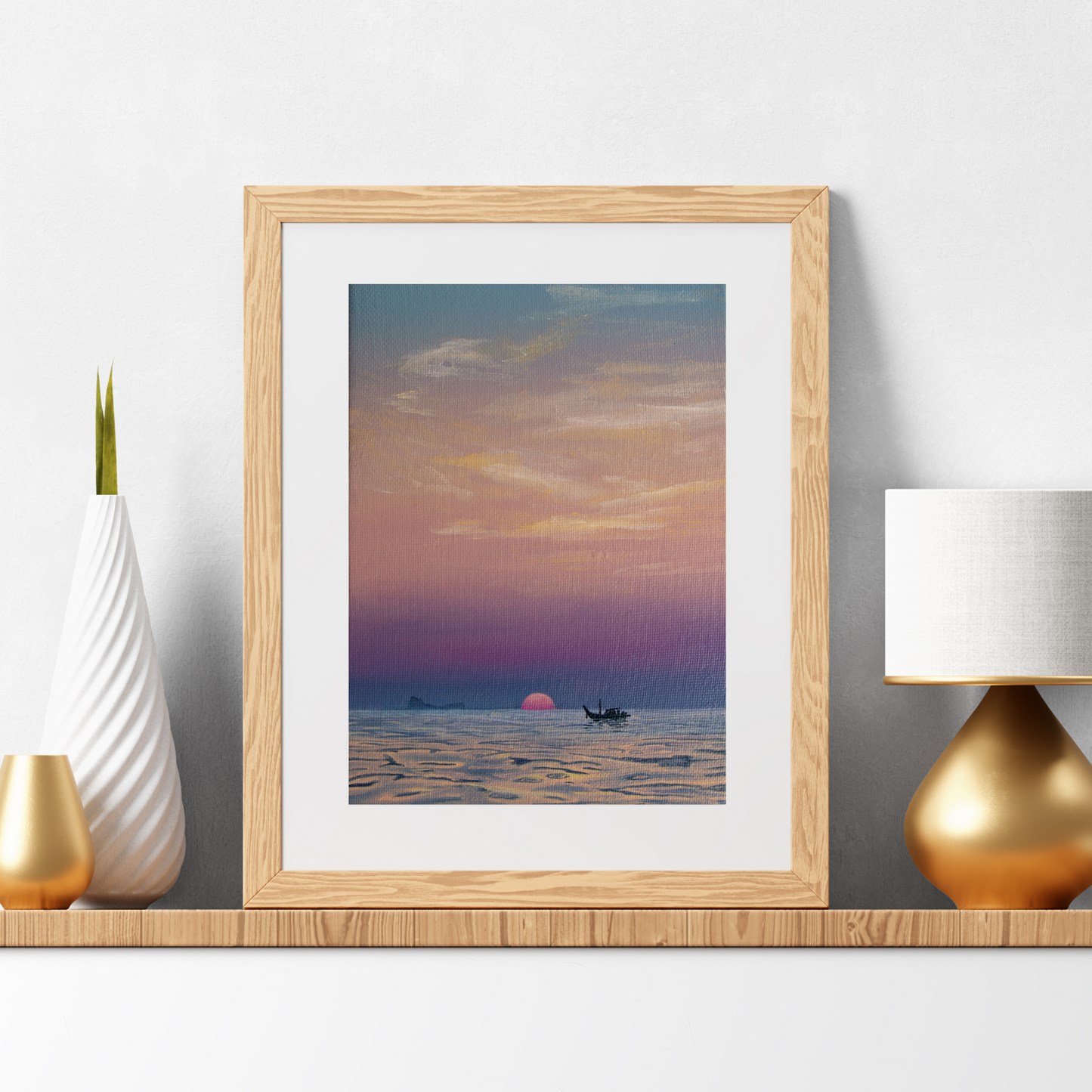 Thai Sunset - A5 Art Print