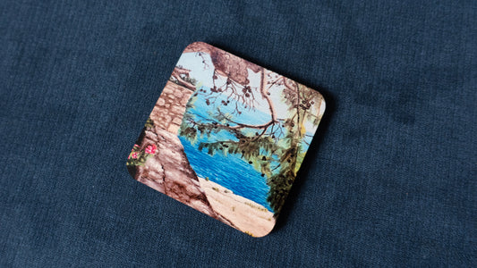 Artsy Coasters - Cliff garden in Peniscola